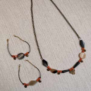Conjunto Safari (collar y pulsera)